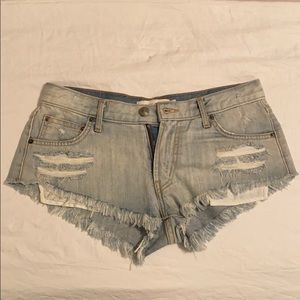 Kittenish Distressed Shorts